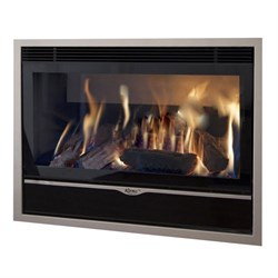 Встраиваемый газовый камин Karma ELEGANCE 77 Exclusive Medium line 30 silver M68766 - фото 4762725