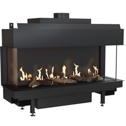 Панорамный газовый камин Kratki LEO/LP/100/G20 (магистральный газ) M187850 - фото 4762824