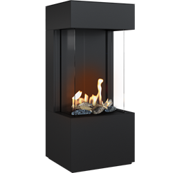 Панорамный газовый камин Kratki LEO/HOME/BOX/LP/45/68/G20/C (магистральный газ) M183723 - фото 4762914
