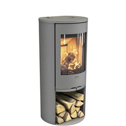 Печь-камин Contura 510:1 Style, чугунная дверца, серый M193274 - фото 4765096