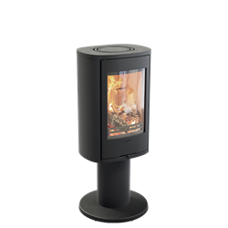 Печь-камин Contura 870:1 Style, чугунная дверца, черный M193120 - фото 4766933