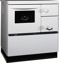 Дровяная печь THORMA OKONOM75/FIKO DELUXE, левая, белая M200825 - фото 4766972