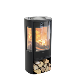 Печь-камин Contura 856G:2, стеклянная дверца, черный M193103 - фото 4767529