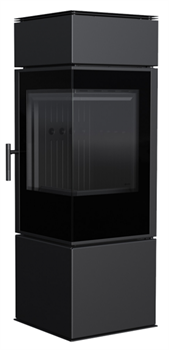 Дровяная печь Kratki THOR черная футеровка M213699 - фото 4767618