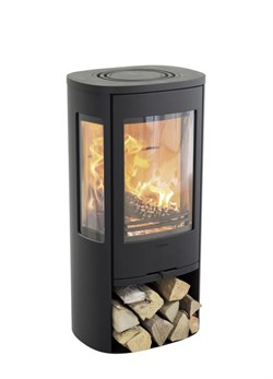 Печь-камин Contura 856:1 Style, чугунная дверца, черный M193097 - фото 4767733