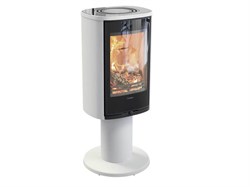 Печь-камин Contura 870G:2 Style, стеклянная дверца, белый M193133 - фото 4767935