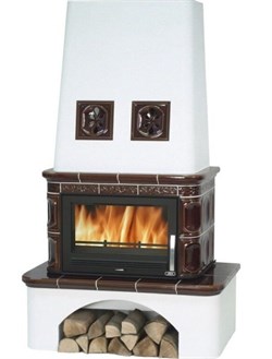 Дровяная печь ABX Laponie EXclusive коричневая M213909 - фото 4768031