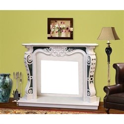 Облицовка для дровяных каминов DeMarco SEMIRAMIDE Crystal White/ Verde M109254 - фото 4770336
