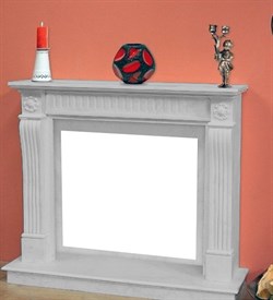 Облицовка для дровяных каминов DeMarco VESTA Carrara Light M18795 - фото 4770473