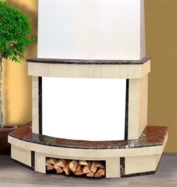 Облицовка для дровяных каминов MadeIra Mirabel Dark Crema Marfil, Dark Chokolate М с700 M17962 - фото 4770529