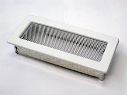 Вентиляционная решетка для камина Kratki 11х24 белая 24B M111868 - фото 4770764