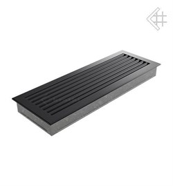 Вентиляционная решетка для камина Kratki 17x49 FRESH графитовая 49G/FRESH M111319 - фото 4771434