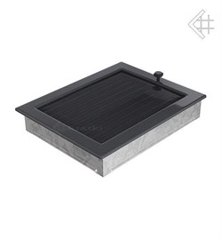 Вентиляционная решетка для камина Kratki 22х30 графитовая с жалюзи 22/30GX M111214 - фото 4771538