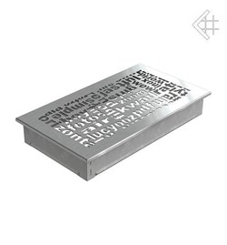 Вентиляционная решетка для камина Kratki 17x30 ABC стальная 30ABC/SZ M111446 - фото 4772827