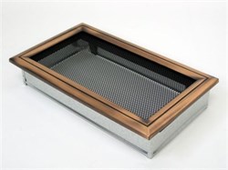 Вентиляционная решетка для камина Kratki 17х30 Оскар медь 30OM M111504 - фото 4772880