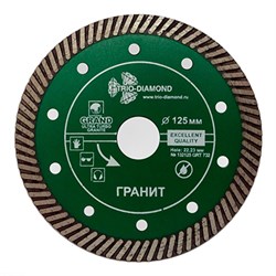 Диск алмазный Trio Diamond Grand Ultra Turbo Granite Flange 230x10xM14 мм гранит 142-069436 - фото 4836250