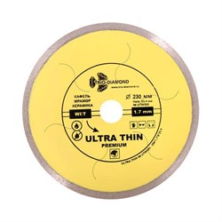 Диск алмазный Trio Diamond Сплошной Ультратонкий WET Ultra Thin hot press 200 мм 142-011262 - фото 4836383
