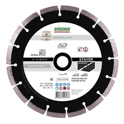 Диск алмазный Distar 1A1RSS/C3-H 230x2,6/1,8x10x22,23-16  STAYER 142-032364 - фото 4838030