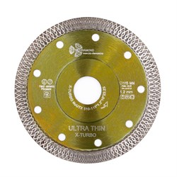 Алмазный диск Trio Diamond Ultra Thin X-Turbo 115x10x22,2 мм 142-105323 - фото 4839466