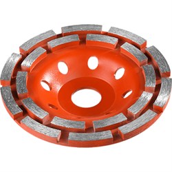 Алмазная чашка двухрядная ЗУБР МАСТЕР 115 мм 207-088792 - фото 4847717