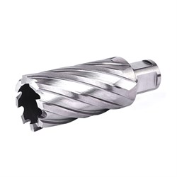 Сверло корончатое по металлу ПрофОснастка d 27 L=55/88 мм №21 Weldon19 HSS M2 252-147555 - фото 4864511