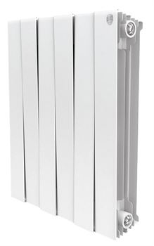 Биметаллический радиатор Royal Thermo Piano Forte 500/Bianco Traffico 4 секц. M100435 - фото 5162940