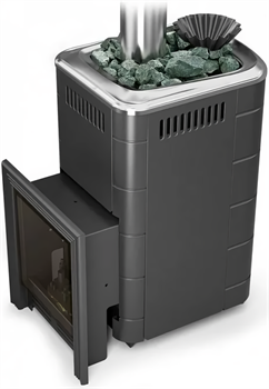 Дровяная печь TMF Таймыр 2017 Inox БСЭ ЗК антрацит M181078 - фото 5343374