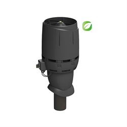 FLOW ЕCo110P/500 вентилятор крышный черный V350272 - фото 5347415