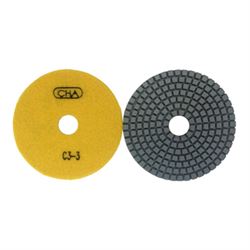 Алмазный гибкий шлифовальный диск CHA C3 50x2,0 №3 мрамор wet желтый 603-088972 - фото 5349478