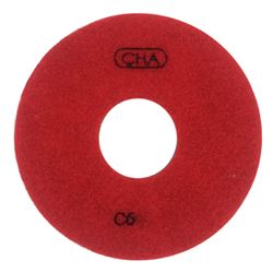 Алмазный гибкий шлифовальный диск CHA C6 100x7,0 №1 гранит wet красный 603-088986 - фото 5349716