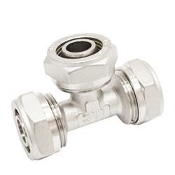 Тройник STI обжим 26х32х26 00000003074 - фото 5356192