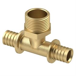 Тройник аксиальный STI с НР 16х 3/4 ТТ000017113 - фото 5356510