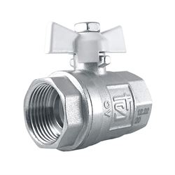 Кран шаровой STI ГГ бабочка 20 00000003450 - фото 5357457