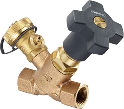 Вентиль Oventrop с косой врезкой, бронза, Ду25 M237316 - фото 5358999