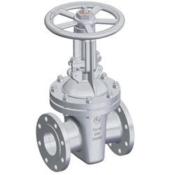 Задвижка клиновая ЧАЗ ЗКЛ2-40ХЛ 30лс15нж ГАЗ Ду100 Ру40 фланцевая, корпус - сталь, уплотнение - ТРГ, с выдвижным шпинделем и штурвалом D040-06409 - фото 5364512