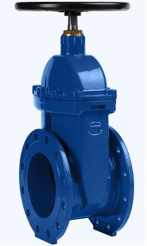 Задвижка ГРАНАР KR11 Ду250 Ру10 фланцевая с обрезиненным клином D040-00236 - фото 5364656