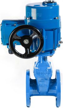 Задвижка клиновая Reon RSV60 Ду50 Ру10,16 с обрезиненным клином, с электроприводом ЭП-МА 80/18, 380 В D040-07049 - фото 5365099