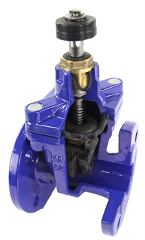 Задвижка чугунная Рашворк 101 Ду65 Ру16 с обрезиненным клином со штурвалом D040-02341 - фото 5367978