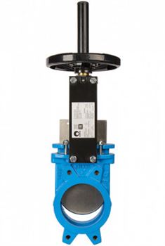 Задвижка шиберная CMO A-01-HW-M Ду65 Ру8 межфланцевая, клин - однодисковый, корпус - чугун, уплотнение - металл, со штурвалом D040-03274 - фото 5368298