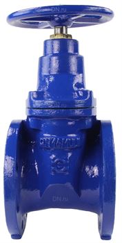 Задвижка с обрезиненным клином Нептун 30ч39р Ду100 Ру16 чугунная с невыдвижным шпинделем D040-01664 - фото 5368651