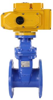 Задвижка чугунная Tecofi VOC 4241 Ду40 Ру16 фланцевая с электроприводом DN.RU-МТ-50, 220В D040-02189 - фото 5368752