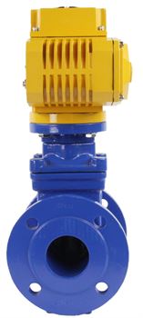 Задвижка клиновая ABRA A40 Ду80 Ру16 с электроприводом DN.RU-МТ-100, 380В D040-00953 - фото 5368756