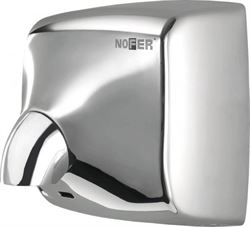 Металлическая сушилка для рук Nofer WINDFLOW 2450 W глянцевая (01151.B) M99489 - фото 5370951