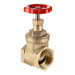 Задвижка клиновая Valtec VT.012.RG 1 1/4   Ду32 Ру16 латунная D040-06735 - фото 5372899