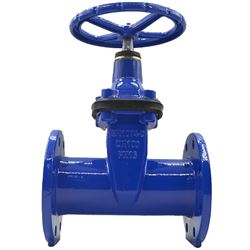 Задвижка клиновая Tecofi VOC4240C Ду40 Ру16 фланцевая, корпус - чугун, уплотнение - EPDM, обрезиненный клин, Тмакс=110°С, со штурвалом D040-06622 - фото 5373196