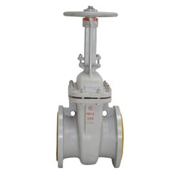 Задвижка клиновая САЗ 30с41нж Ду400 Ру16 фланцевая, корпус - сталь, уплотнение металл/металл, с выдвижным штоком и штурвалом D040-00614 - фото 5373557