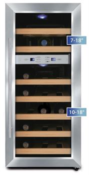 Отдельностоящий винный шкаф CASO WineDuett 21 M128491 - фото 5375720