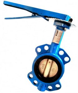 Затвор дисковый поворотный Kvant Ду100 Ру16 межфланцевый EPDM чугунный с нержавеющим диском D050-03541 - фото 5383796