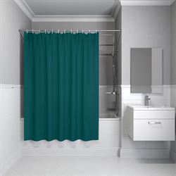 Шторка на ванну IDDIS 200x180, PE, темно-зеленый, P04PE18i11 T0056501 - фото 5405797