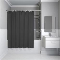 Шторка на ванну IDDIS 200x180, PE, темно-серый, P03PE18i11 T0056502 - фото 5405804